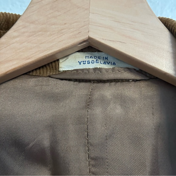 Vintage Europe Craft Corduroy Blazer Made in Yugoslavia - Size 36 - Picture 5 of 8